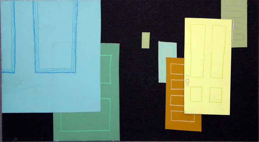 IMAGE: Doors 1 – blue and yellow