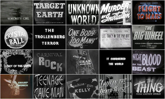 Belted, Booted And Buckled: B-Movie Title Design Of The 1960s — Art Of ...