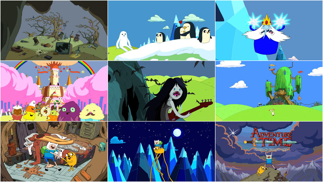 adventure time twitter layout