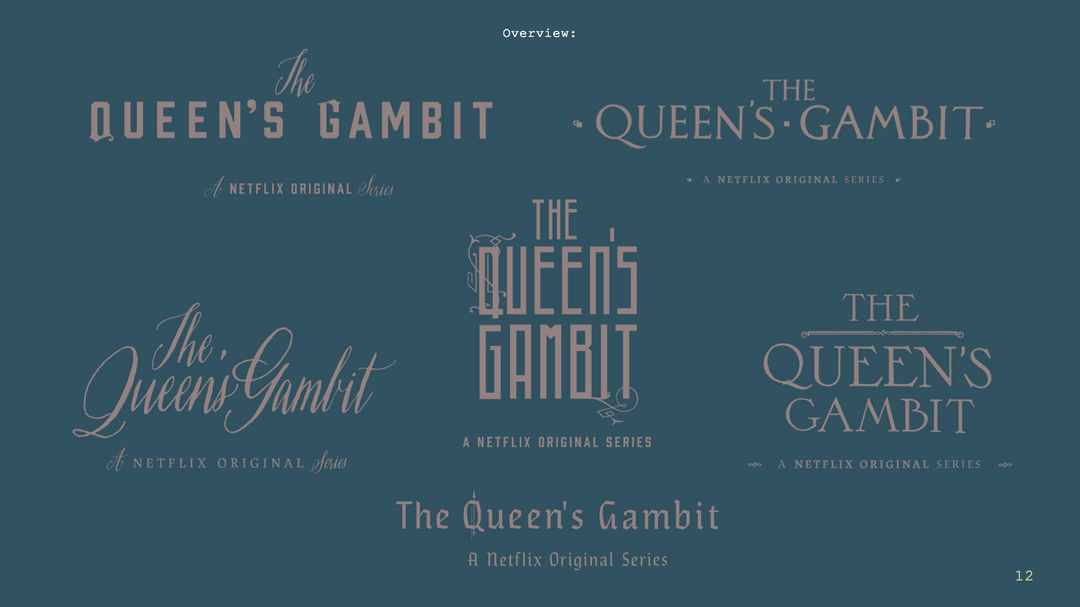 The Queen's Gambit (2020) — Art of the Title