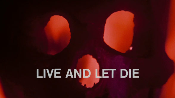 Live And Let Die 1973 Art Of The Title