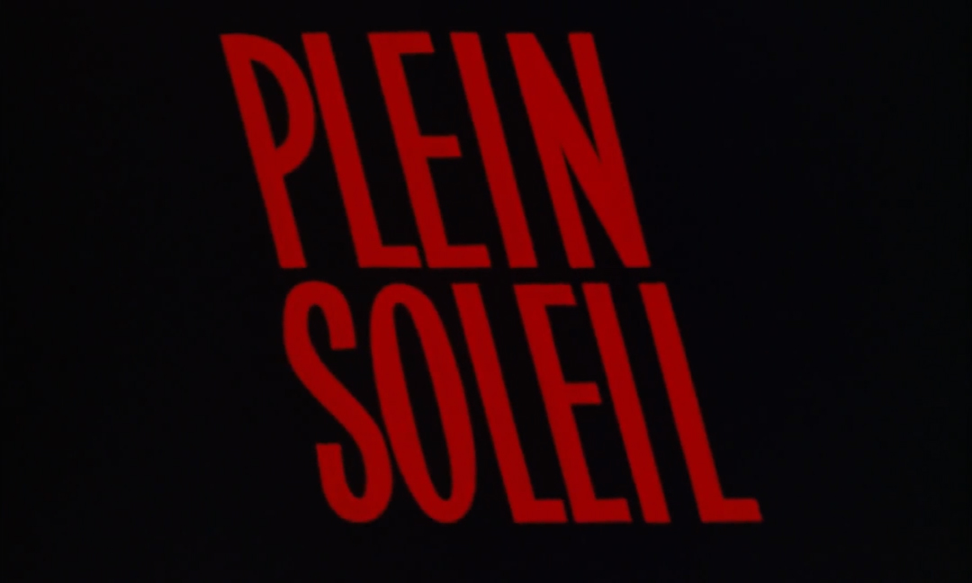 Plein Soleil (1960) — Art of the Title