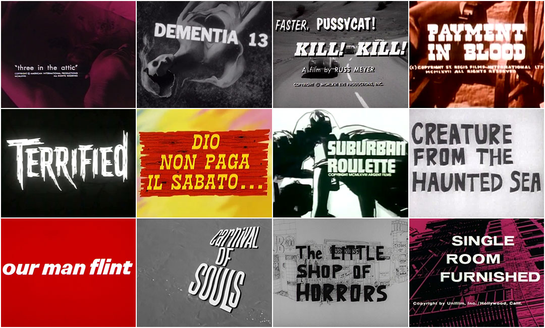 1960 S Porn Movies - Belted, Booted and Buckled: B-Movie Title Design of the 1960s â€” Art of the  Title