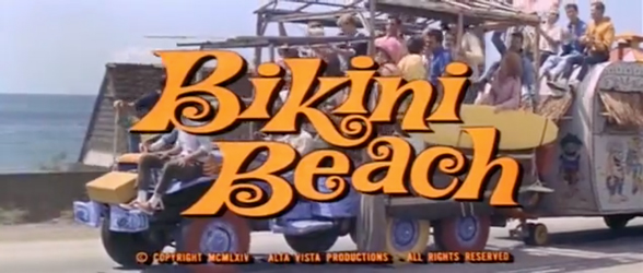 Bikini Beach (1964) — Art of the Title