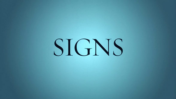 Signs (2002) — Art of the Title