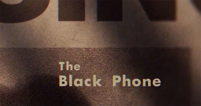 The Black Phone (2022) — Art of the Title