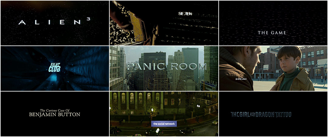 David Fincher: A Film Title Retrospective — Art Of The Title