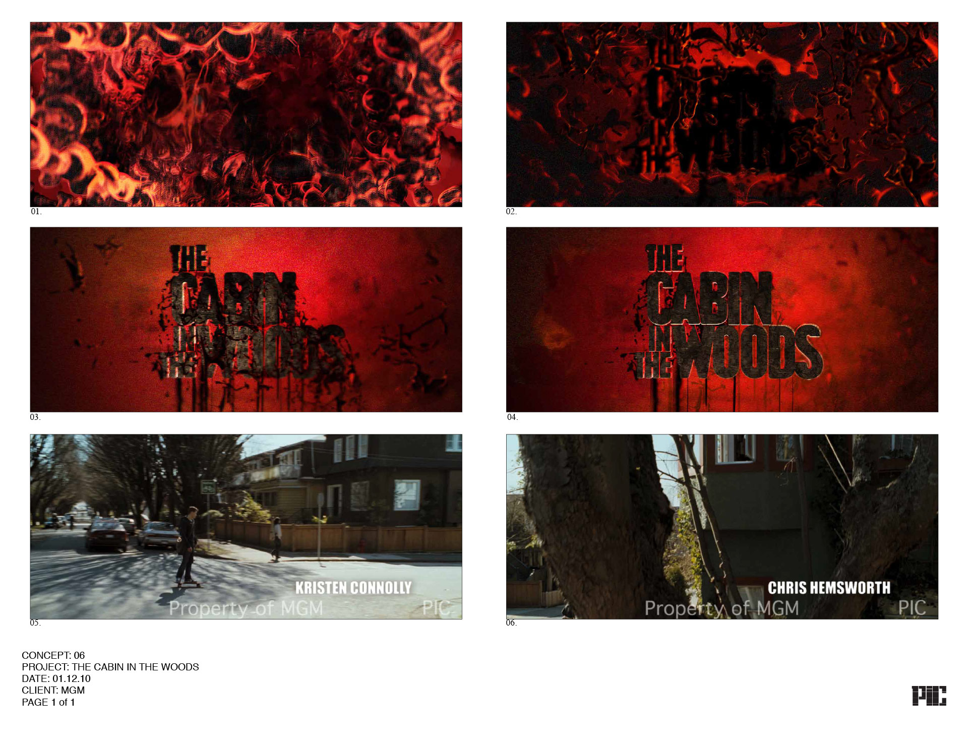 The Cabin In The Woods 2012 Art Of The Title